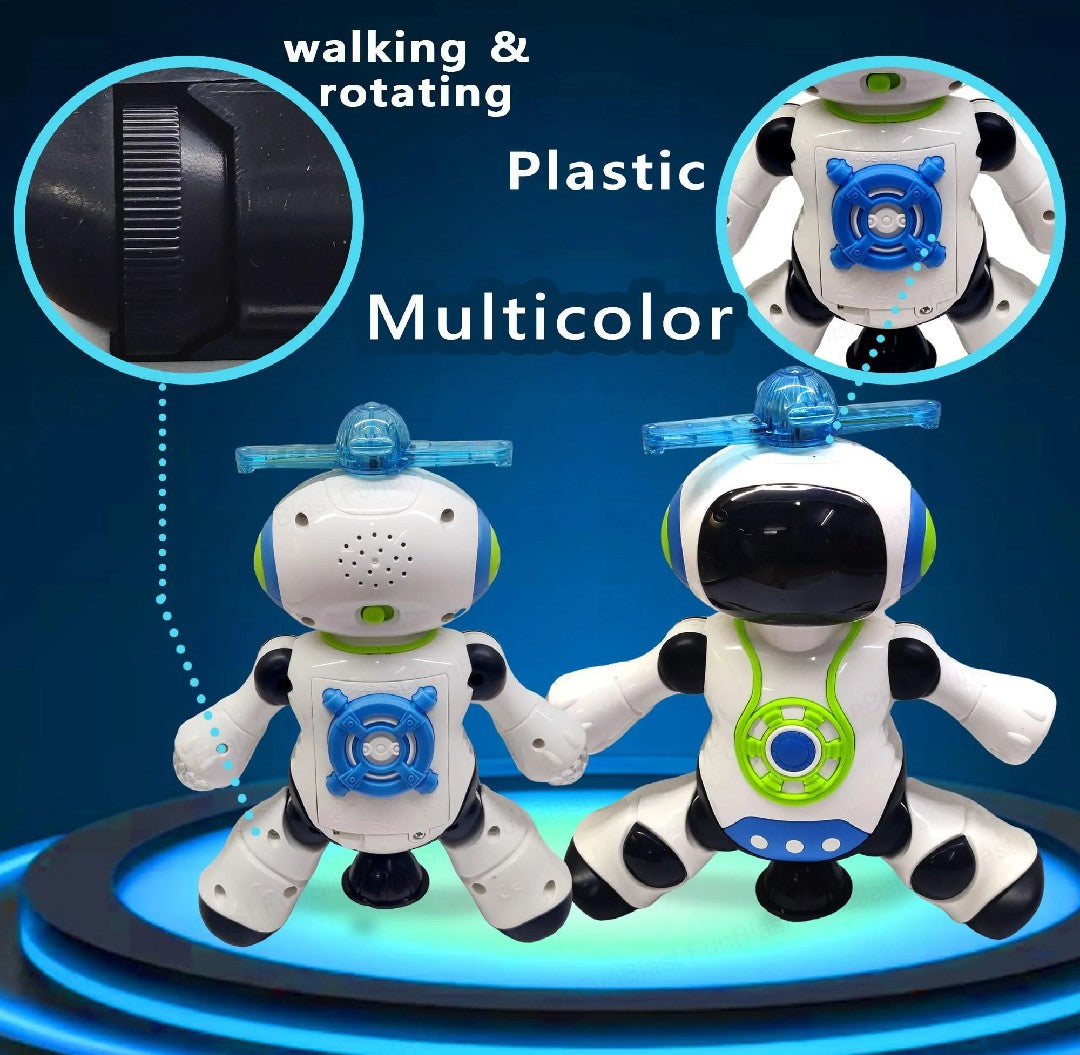 Dancing Robot Toy for Kids – 360° Movement with Lights & Music