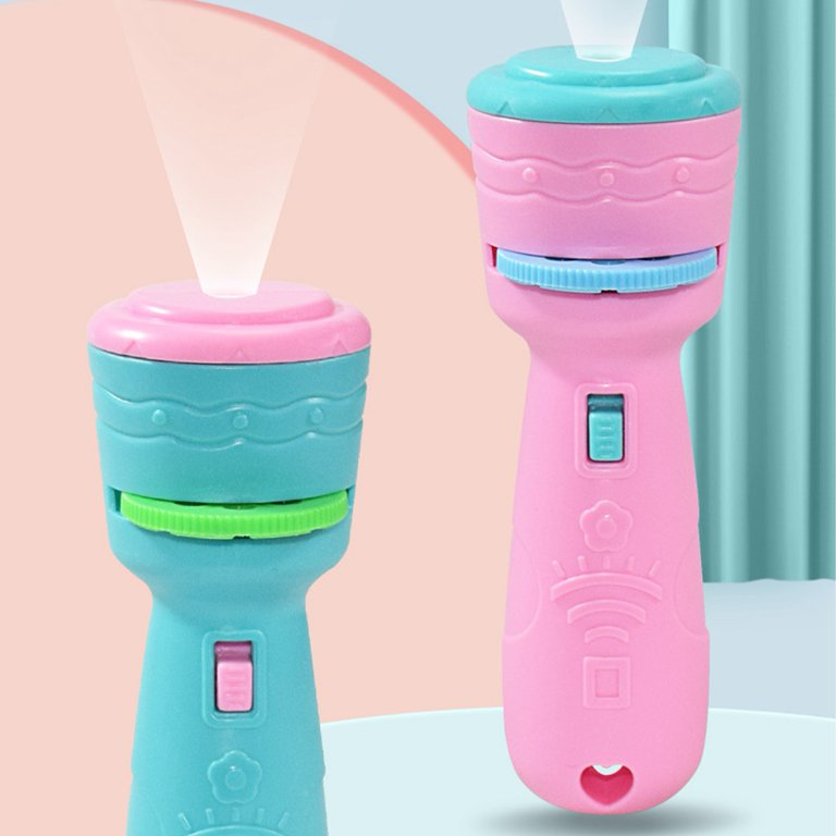 Kids Flashlight Projector Torch – Mini Story Projection Night Light Toy for Toddlers & Preschoolers