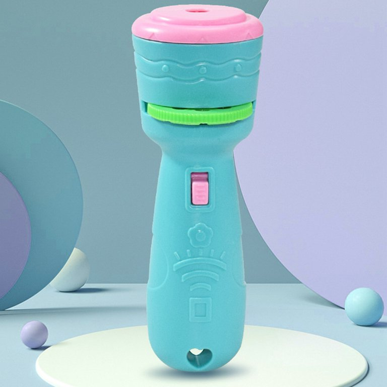 Kids Flashlight Projector Torch – Mini Story Projection Night Light Toy for Toddlers & Preschoolers