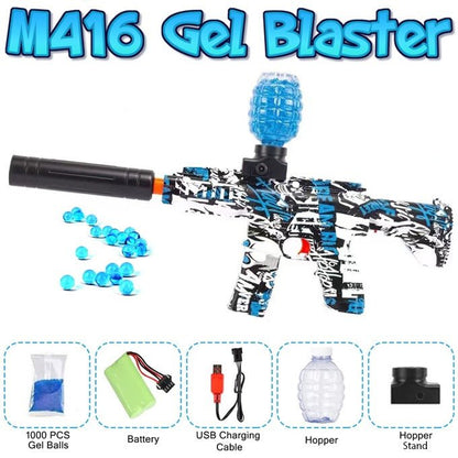 M416 Gel Blaster Toy Gun – Rechargeable Electric Automatic Shooting Blaster with Gel Balls for Kids