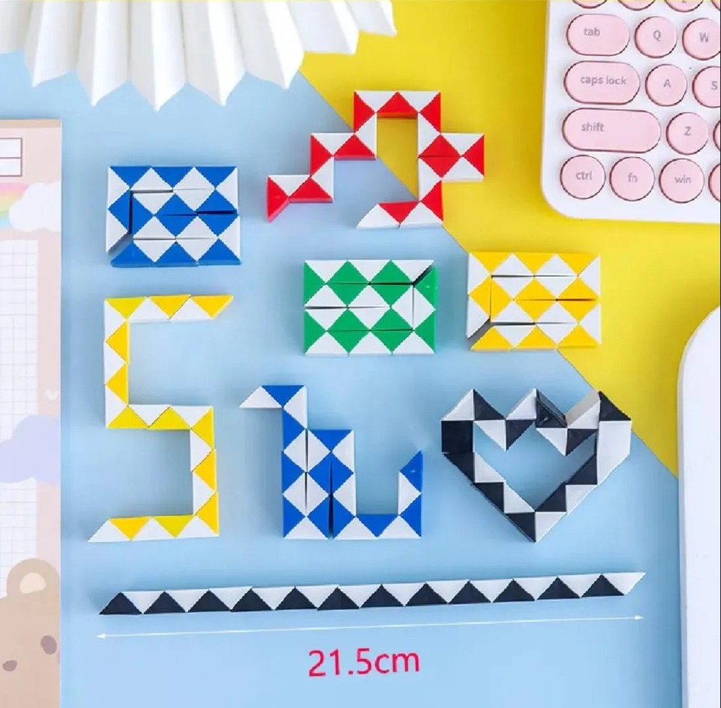 Magic Cube Snake Puzzle Toy - Fun & Educational Toy for Kids