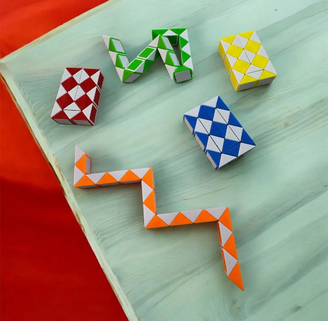 Magic Cube Snake Puzzle Toy - Fun & Educational Toy for Kids