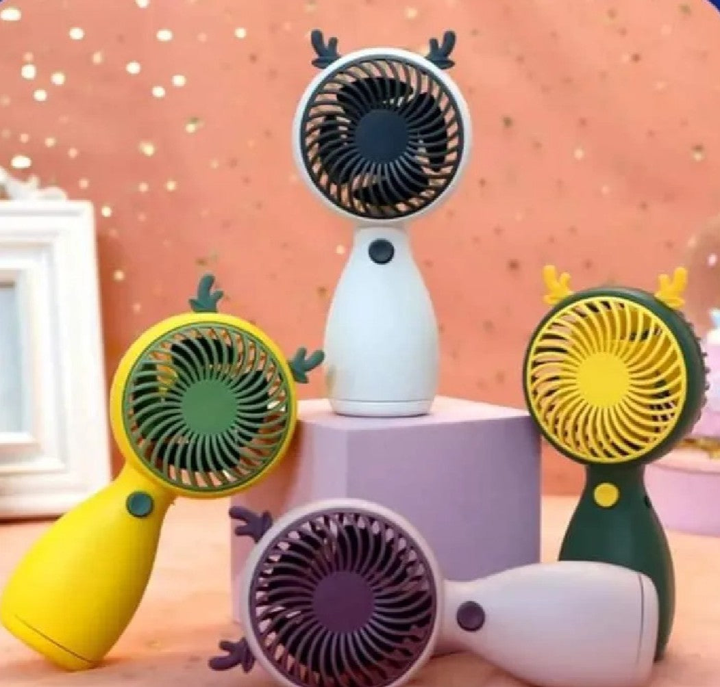 Mini Handheld Fan – Portable USB Rechargeable Cooling Fan