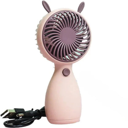 Mini Handheld Fan – Portable USB Rechargeable Cooling Fan