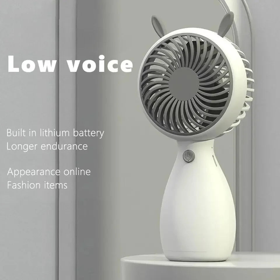 Mini Handheld Fan – Portable USB Rechargeable Cooling Fan