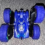 RC Car with Spray & Stunt Function – 360° Flips, Rechargeable Remote Control Car with LED Lights, 4WD All-Terrain Toy for Kids 3-12