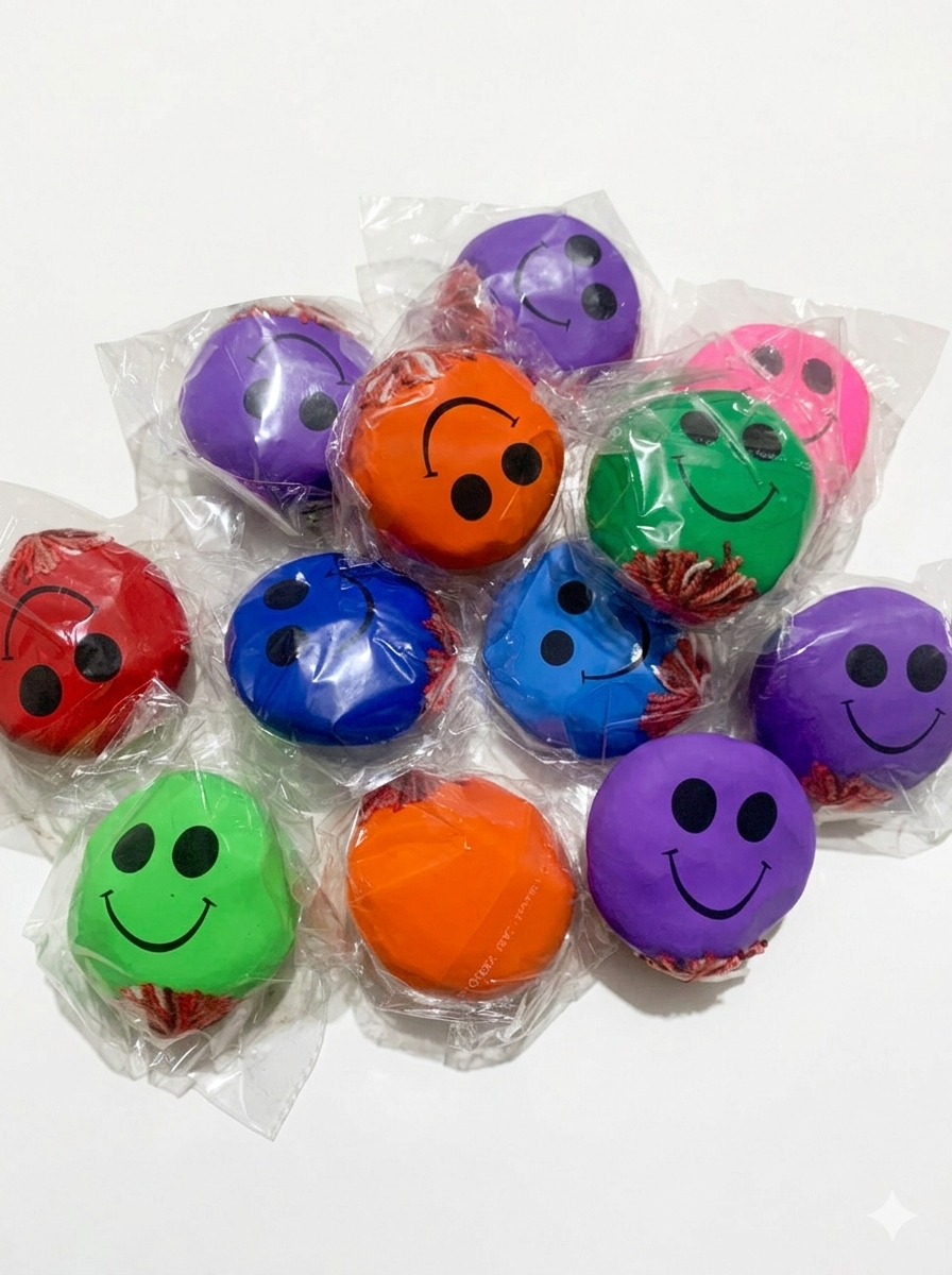 Smiley Stretch Ball – Super Stretchy Squishy Stress Relief Toy for Kids