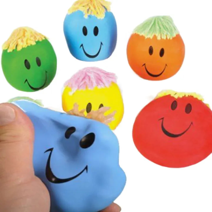 Smiley Stretch Ball – Super Stretchy Squishy Stress Relief Toy for Kids