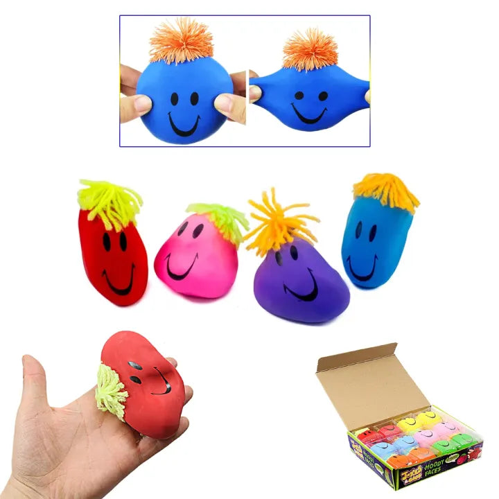 Smiley Stretch Ball – Super Stretchy Squishy Stress Relief Toy for Kids